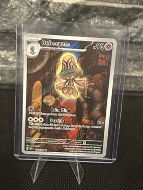Pokemon Beheeyem 121/086 Illustration Rare Holo from Black Bolt Set M/NM